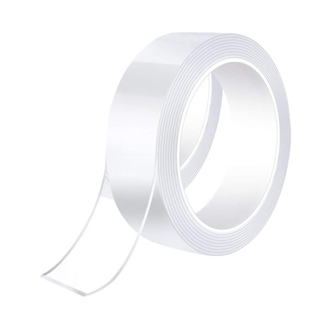 Taśma Nano Dwustronna - 1cmx1mm - 5m - Mocna Bezbarwna 