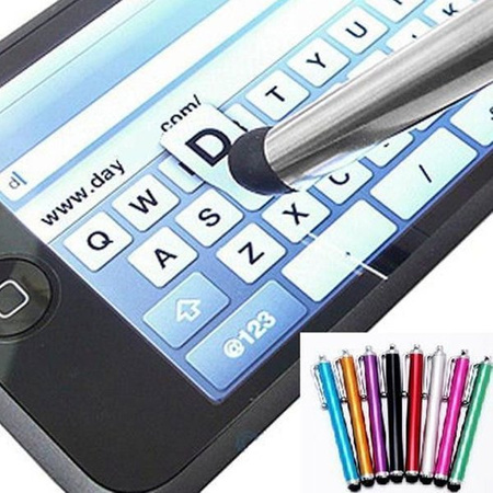 Rysik pojemnościowy PEN do telefonu tabletu i ekranów - mix kolorów