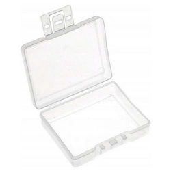 Zamykany Pojemnik Organizacyjny - Przeźroczyste Pudełko Plastikowe o Wymiary 59x46x16mm